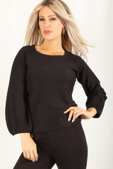 Blouson Sleeve Sweater