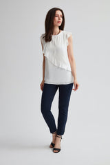 Perfect Fit Cotton Skinny Ankle Pant