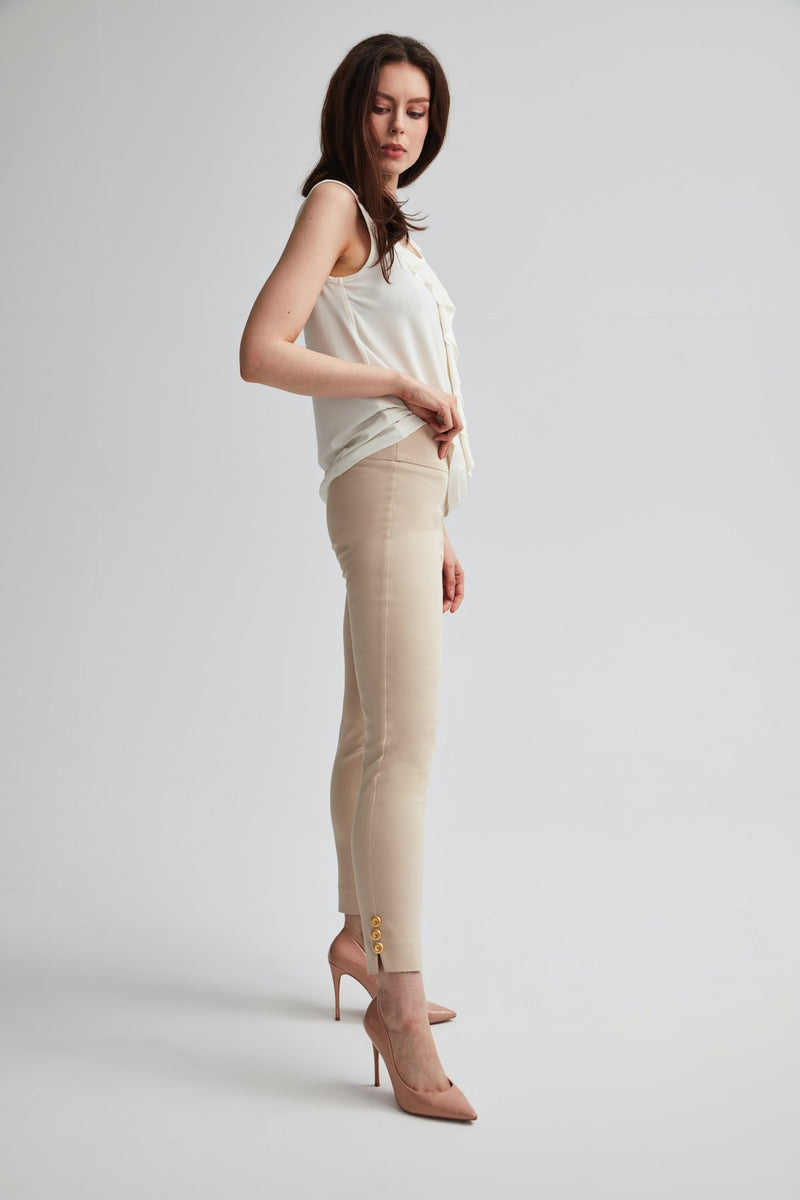 Cotton Skinny Ankle Pant