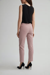 Slim Martini Print Ankle Pant