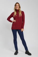 High-Low Turtleneck