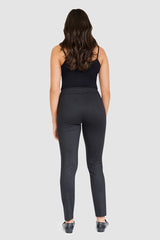 Houndstooth Ponte Pant with Side Band