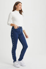 Girlfriend Studded Jean