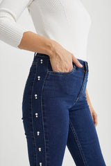 Girlfriend Studded Jean