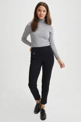 Back Zip Ponte Pant
