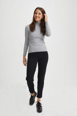 Back Zip Ponte Pant