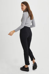 Back Zip Ponte Pant