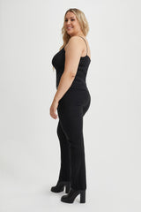 Zip Pull-On Plus Size Slim Pant