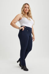 Plus Size Slim Leg Ponte Pant