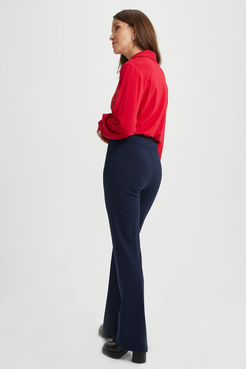 Betabrand dress pant yoga pants pull on trousers flare boot cut