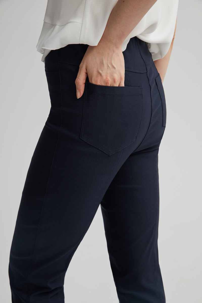 Stretch Jeans style pant with Cuff
