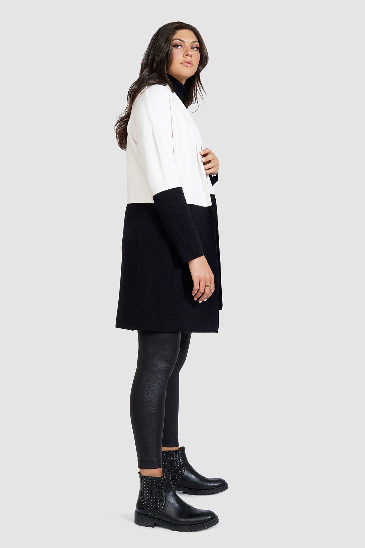 Colour Block Cardigan – Raffinalla