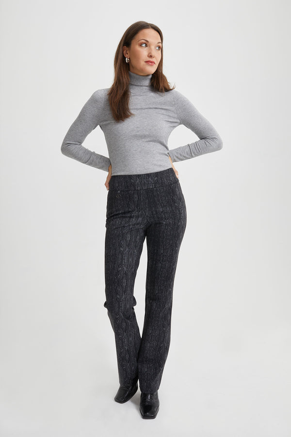 Charcoal Rock Ponte Pant